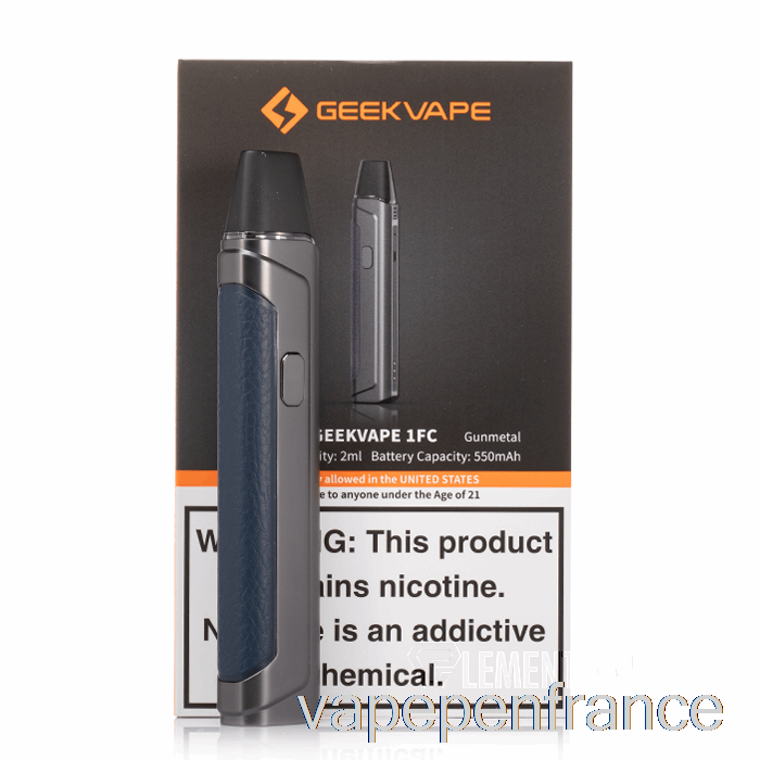 Geek Vape Aegis One & 1fc Pod System [1fc] Stylo Vape Gunmetal